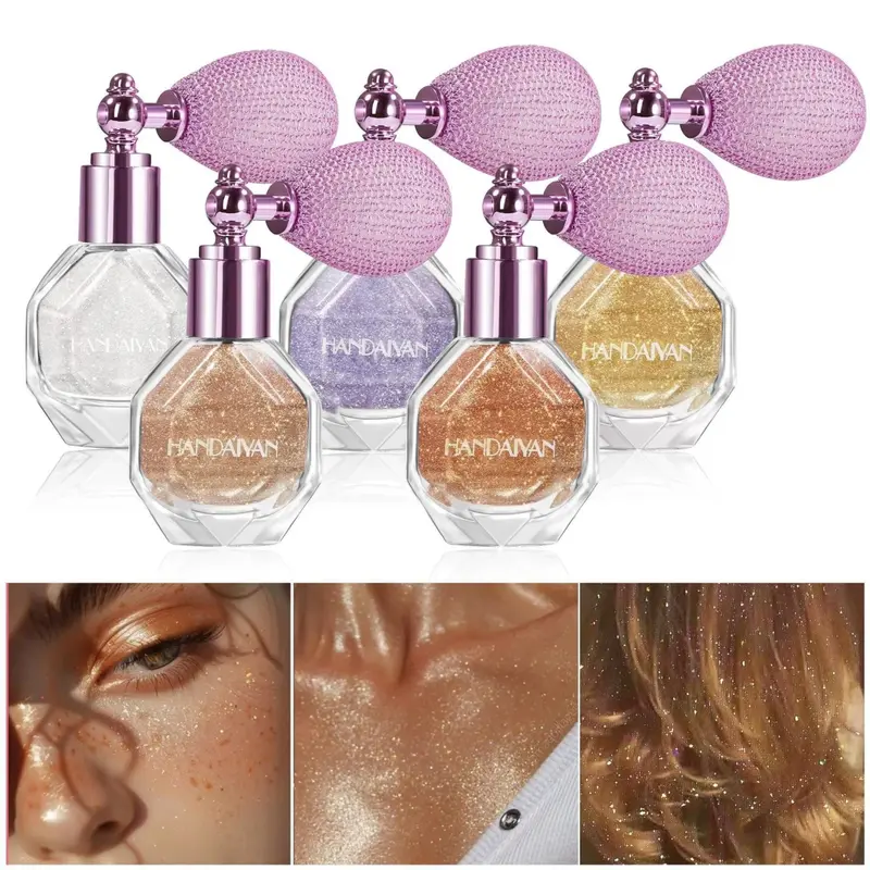 Glitter Highlighter Spray — Shimmering Highlighter Powder